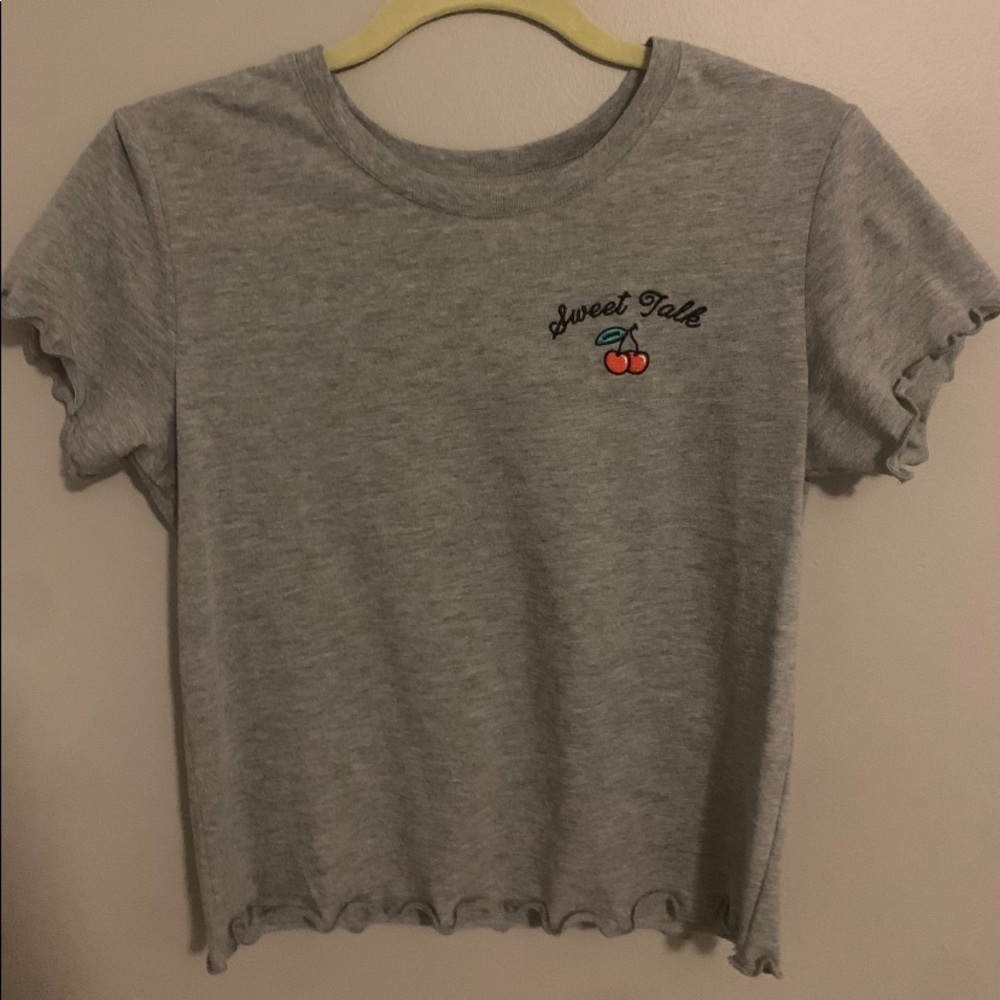 Love tribe grey t shirt